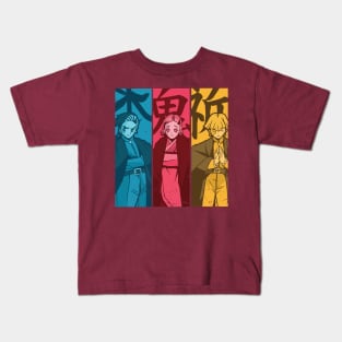 Manga Characters Kids T-Shirt